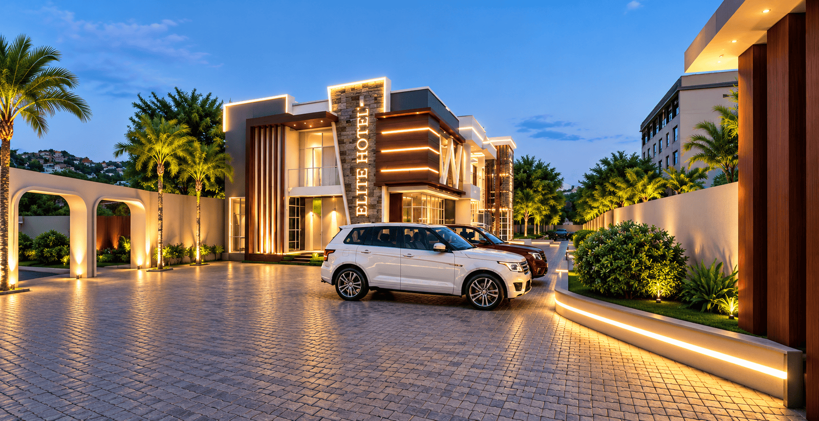 Elite Peak Hotel Gardens — Luxury Refined in Bwera